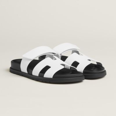 Hermes hotsell white sandals